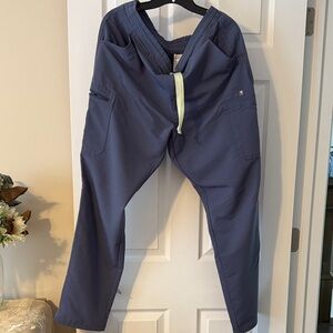 Figs Space Navy Yola - Skinny Scrub Pants